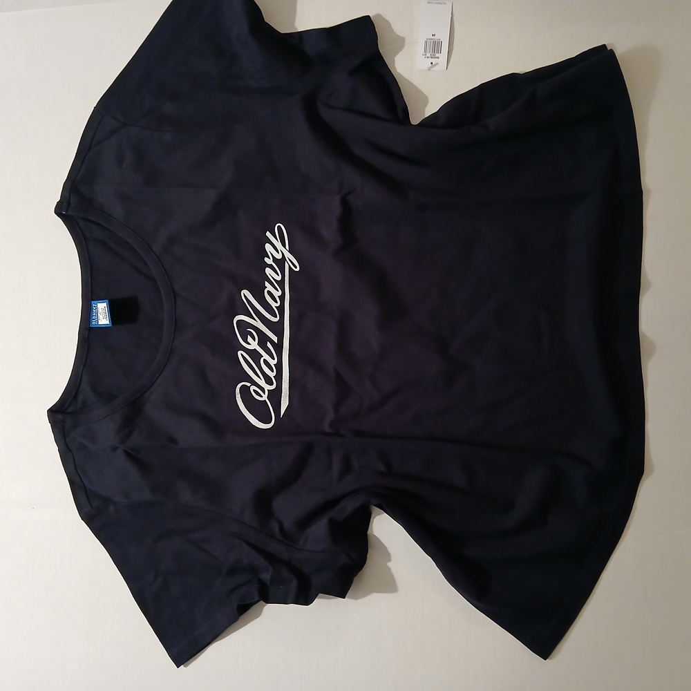 Old Navy Navy Blue Graphic Tee